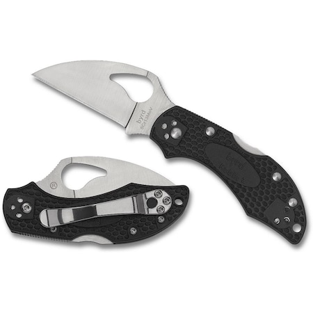 Spyderco 2023 Spyderco Reveal 9, Robin 2 Wharncliffe, Plain Edge SPY-BY10PBKWC2